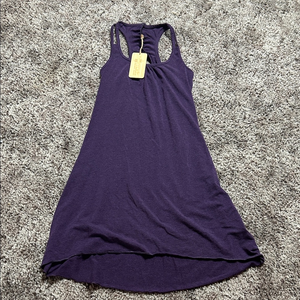 Nomads Purple Racerback Swing Dress